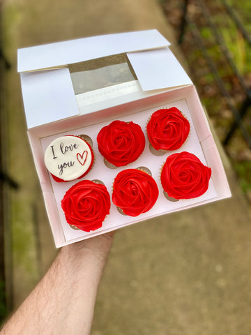 Valentine's Red Cupcakes